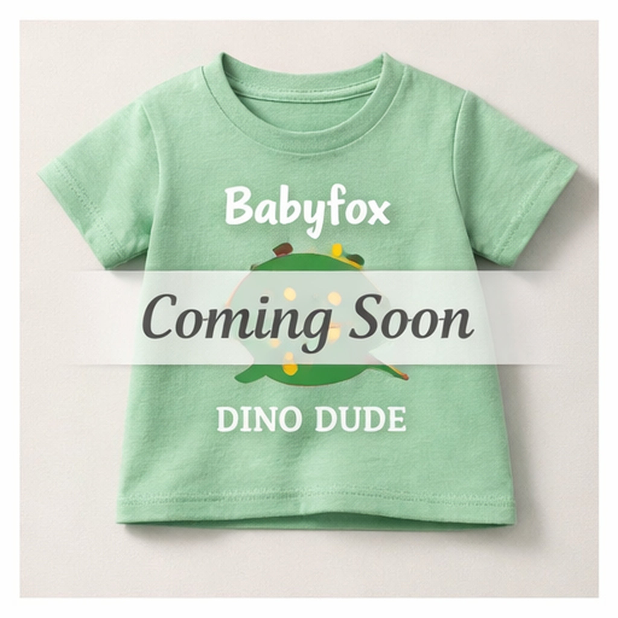 Babyfox Kids Cotton T-Shirt – Dino Print (Coming Soon)