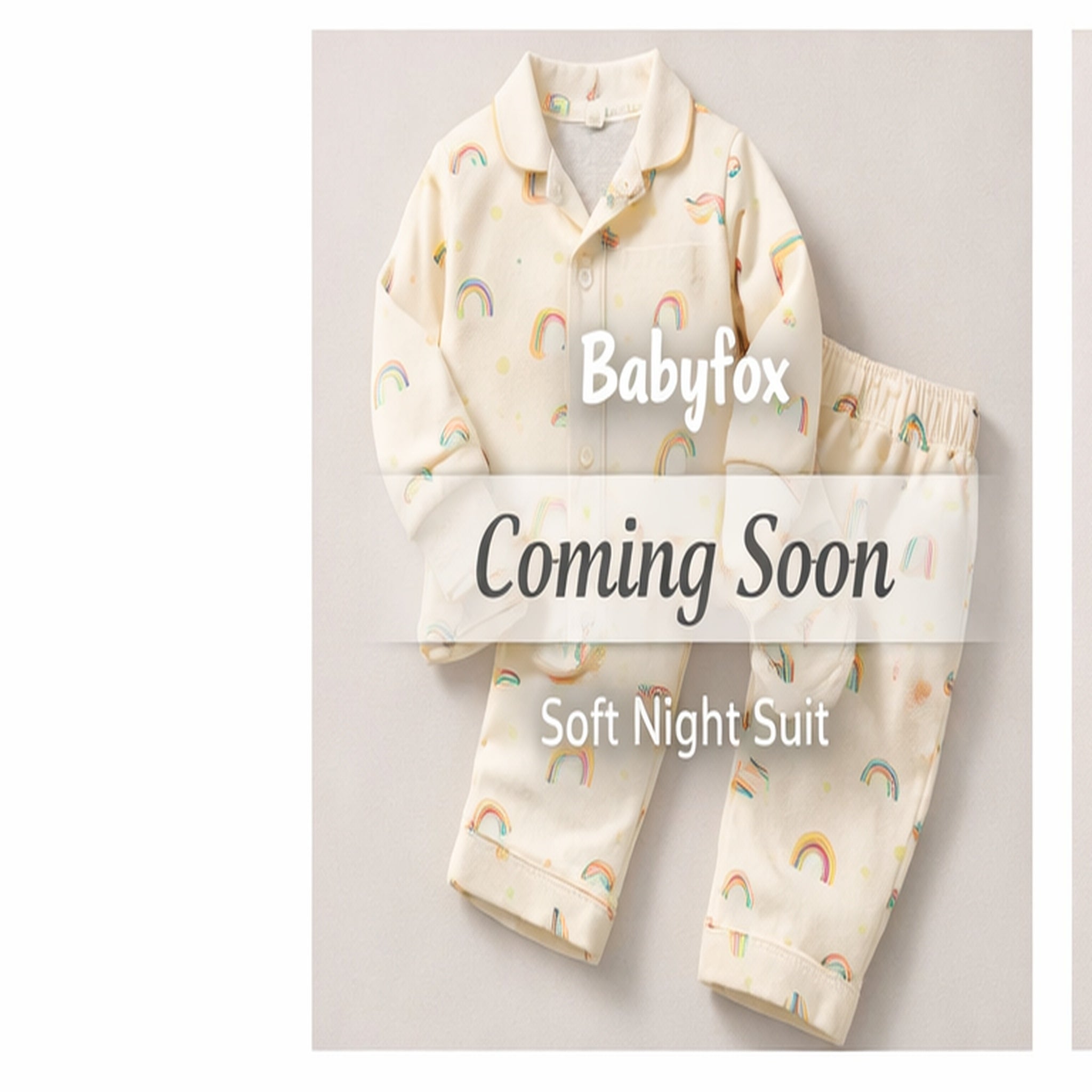 Babyfox Kids Night Suit Set – Rainbow Print (Coming Soon)